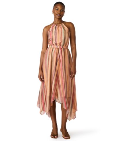 Steve Madden Women's Dalina Halter Neck Sleeveless Dress