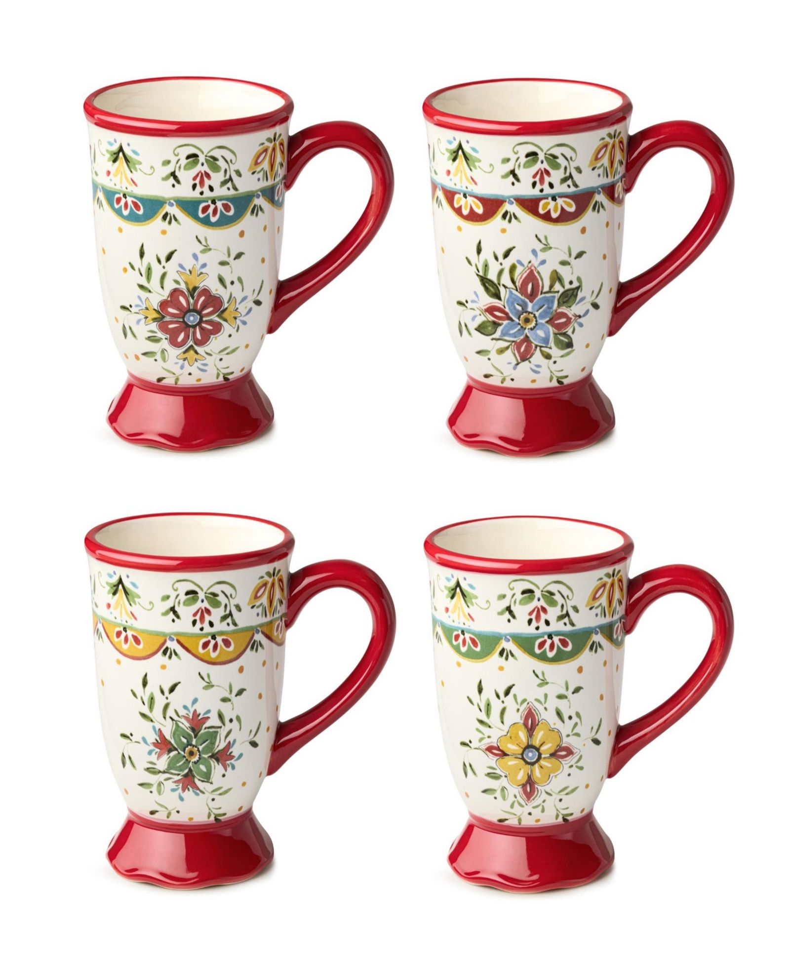 Certified International Provence Mugs, Set of 4