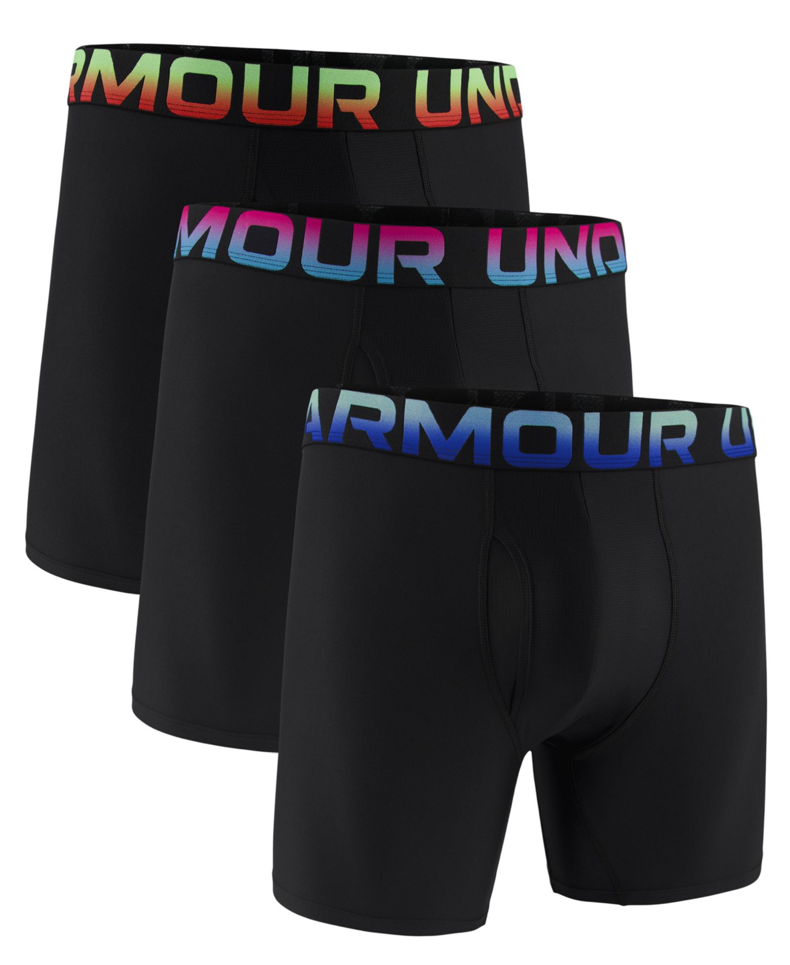 Under Armour Men's Boxerjock Performance Tech Novelty Boxer Briefs, 3-Pack