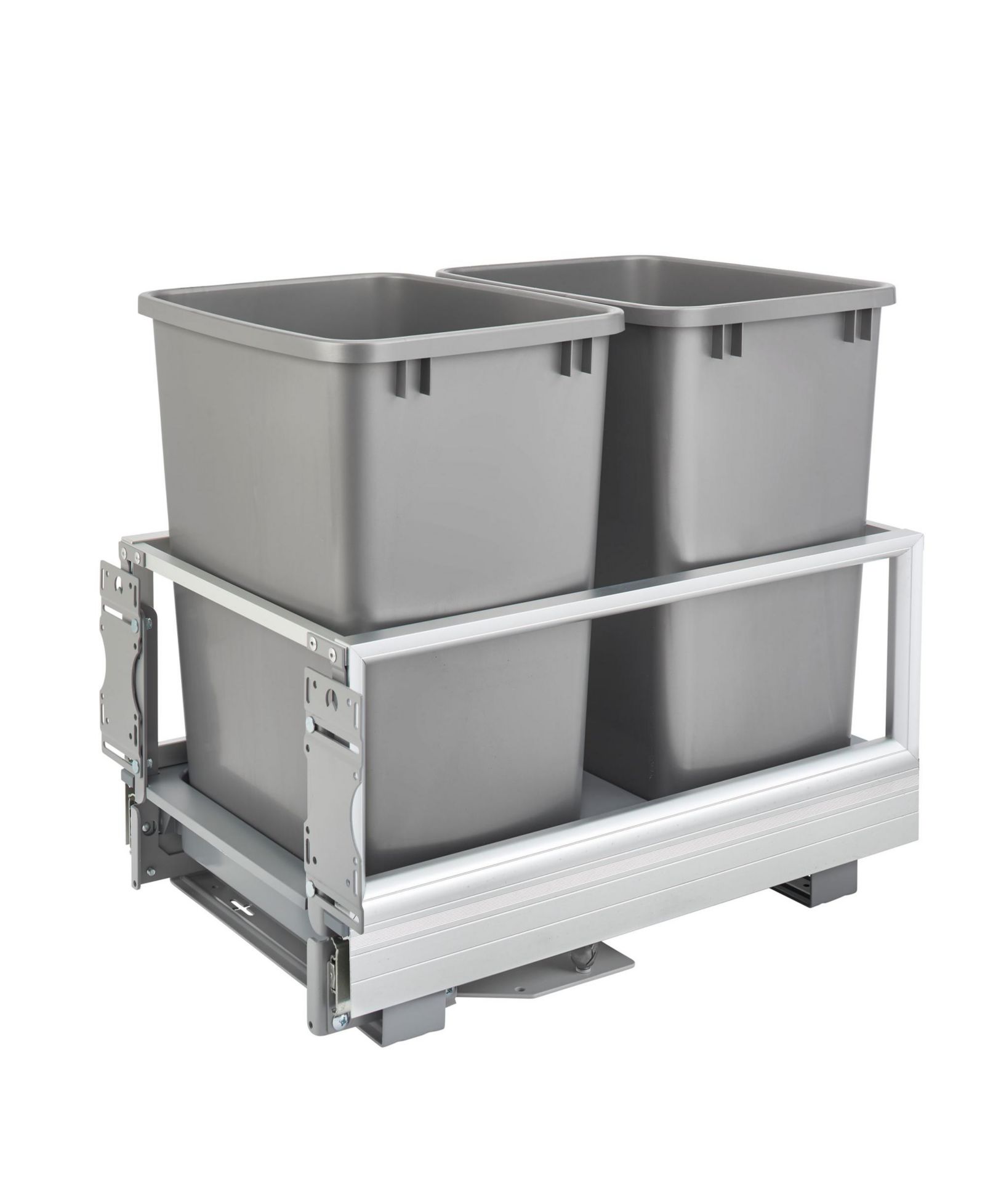 Rev-A-Shelf Double Pullout Kitchen Trash Can 35 qt. Rev-A-Motion, 5149-18DM-217
