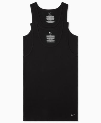 Nike Мужские майки-нижнее белье Essential Stretch Ribbed, 2 шт.