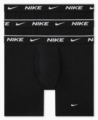 Nike Mens Dri-FIT Essential Cotton Stretch Boxer Briefs, 3-Pack