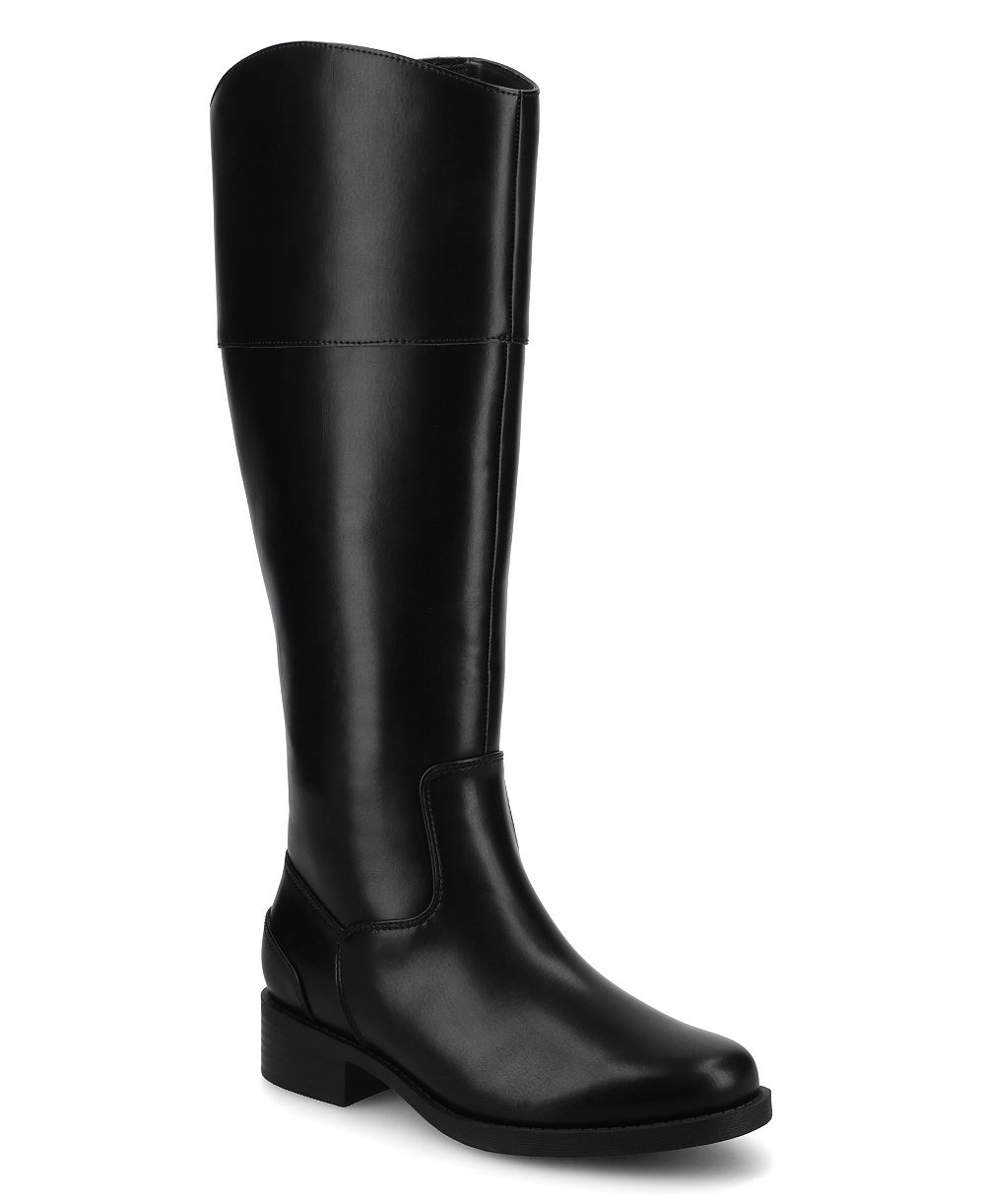 Journee Collection Women's Dressage Wide Calf Knee High Riding Boots