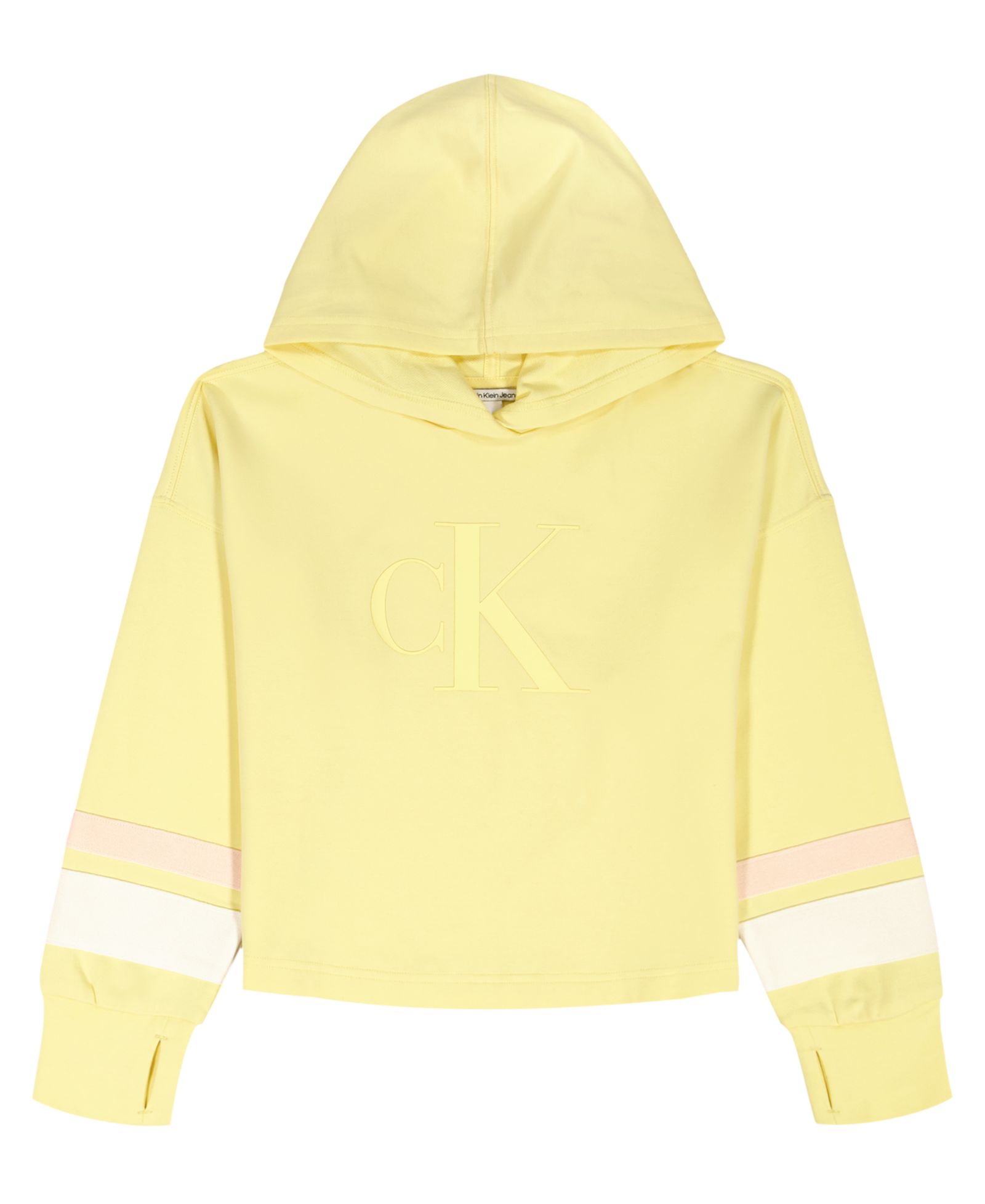 Calvin Klein Girls' 7-16 Popover Long-Sleeve Hoodie