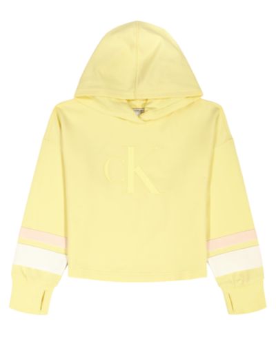 Calvin Klein Girls' 7-16 Popover Long-Sleeve Hoodie