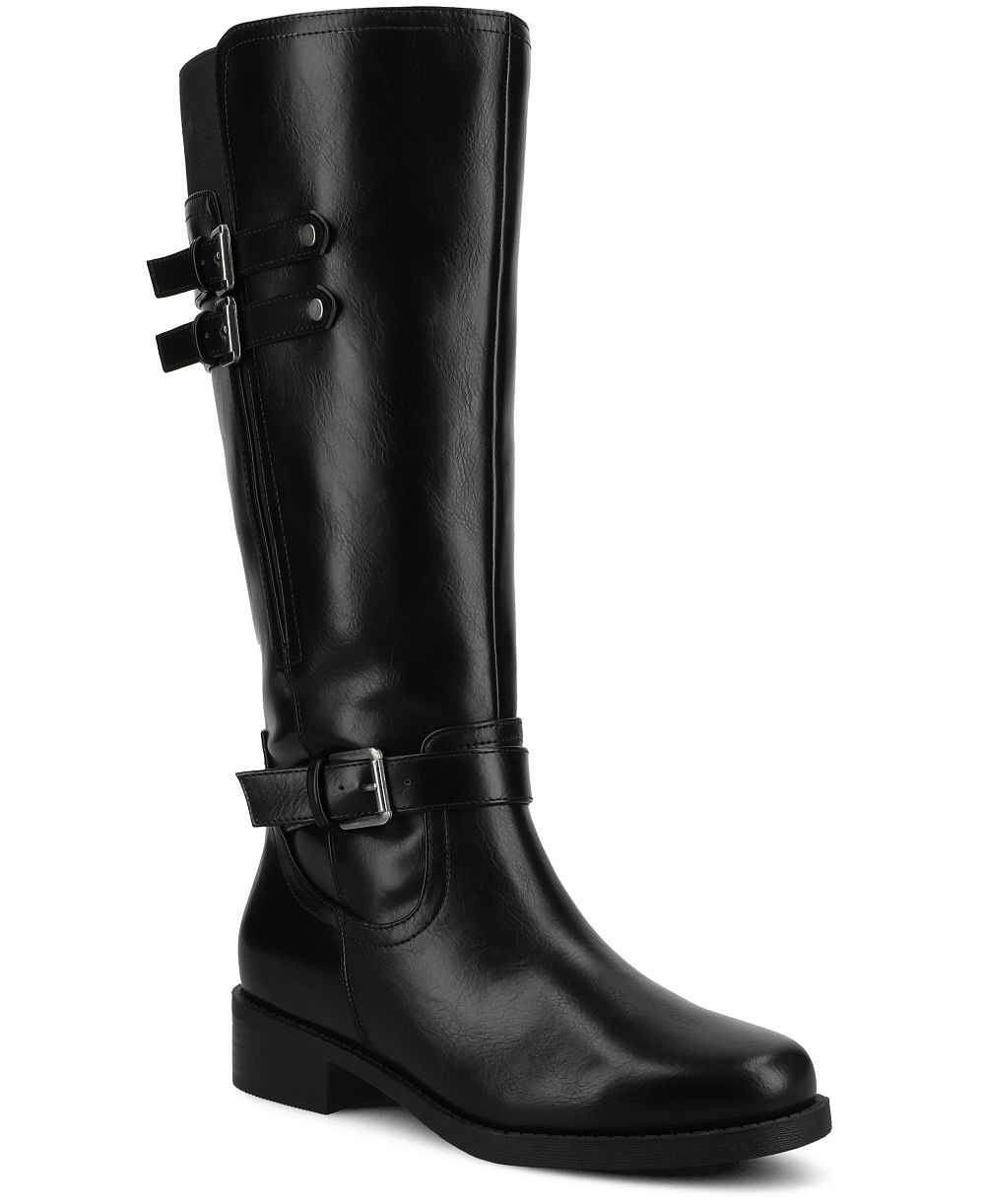 Journee Collection Women's Sonny Wide Calf Knee High Riding Boots
