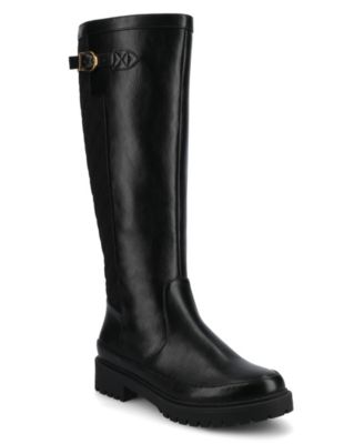 Женские сапоги Journee Collection Zemmie Lug Sole Wide Calf Knee High