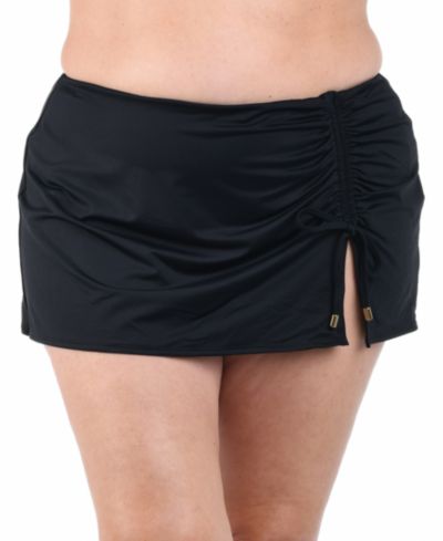 Женская юбка для плавания La Blanca Plus Size Island Goddess Adjustable Tunnel Swim Skirt