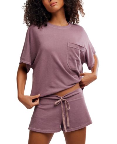 Free People Women's Staycation Boxy Fit Sleep T-Shirt