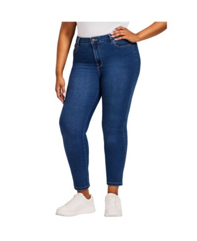 AVENUE Женские джинсы skinny Plus Size Tall Butter Denim