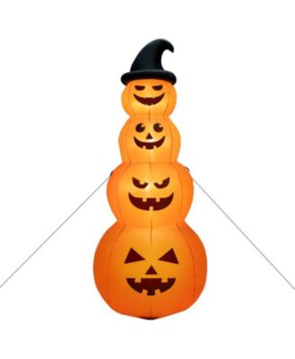 Надувной Хэллоуин Mondawe 8 ft Stacked Pumpkins со встроенными LED-индикаторами
