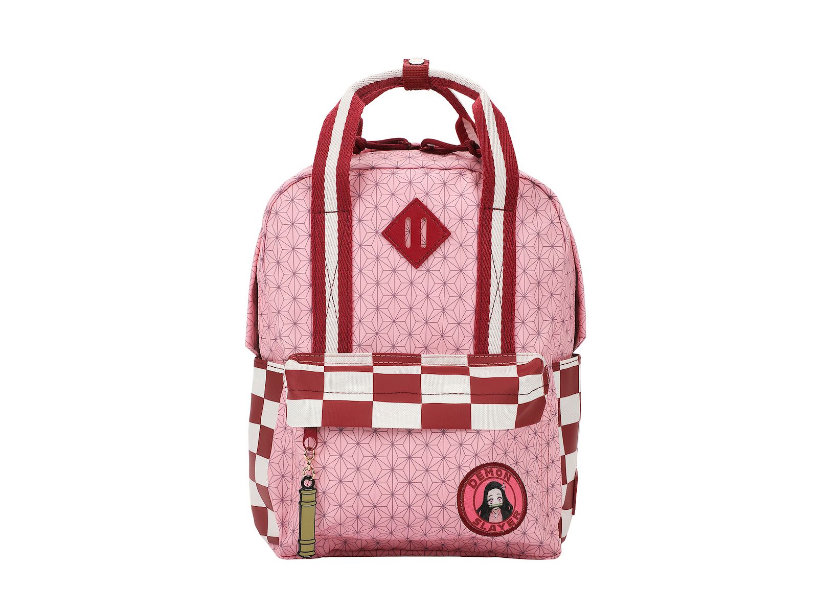Demon Slayer Logo Cotton Canvas Women's Pink Mini Backpack