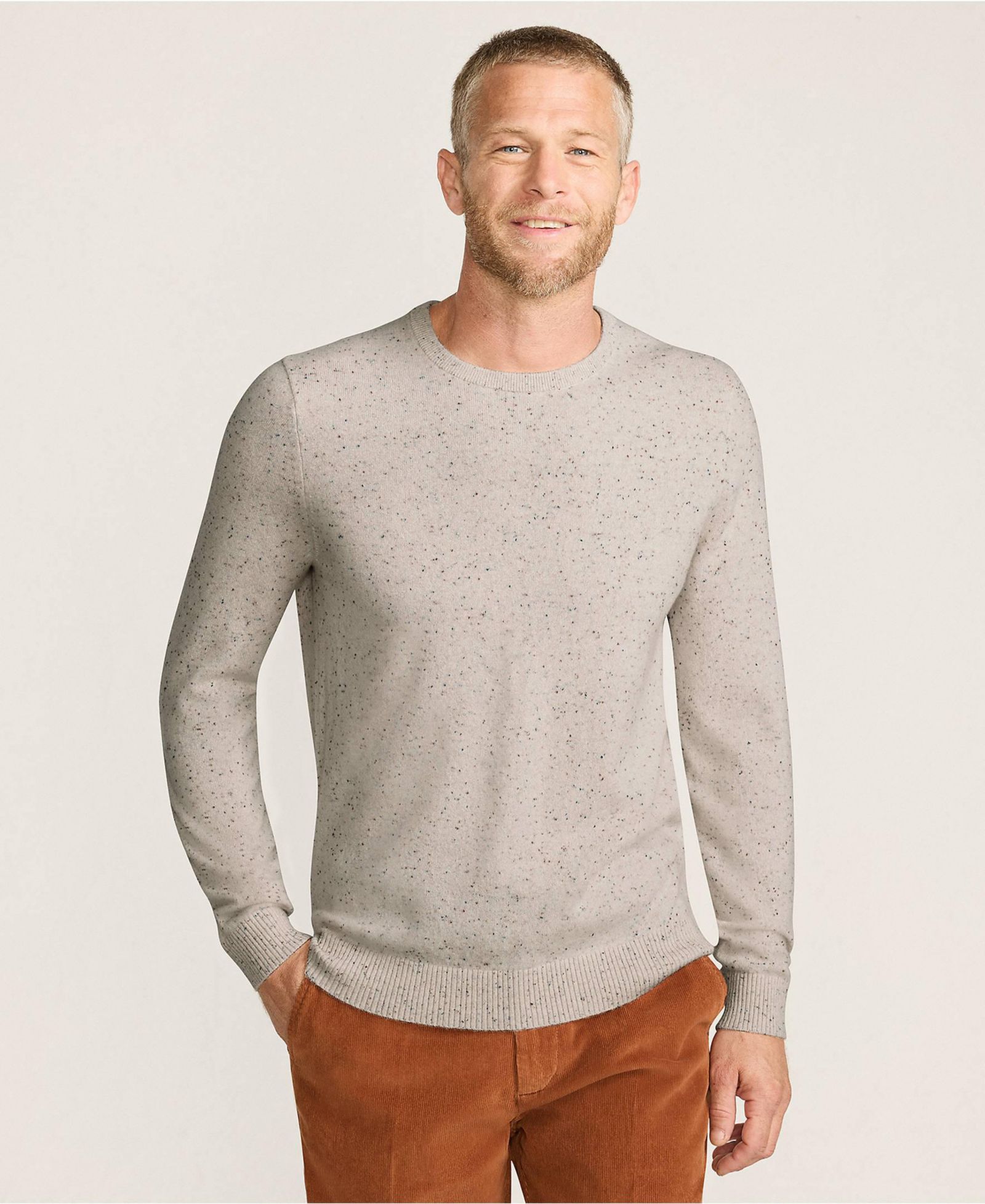Lands' End Мужской Fine Gauge Cashmere Sweater