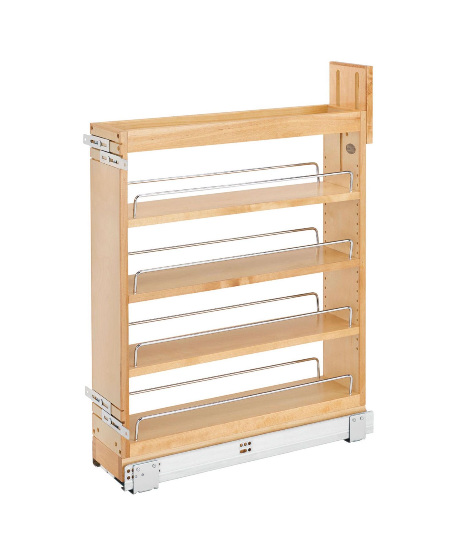 Rev-A-Shelf 6'' Pullout Kitchen Cabinet Organizer Soft-close, 448-BCSC-5C