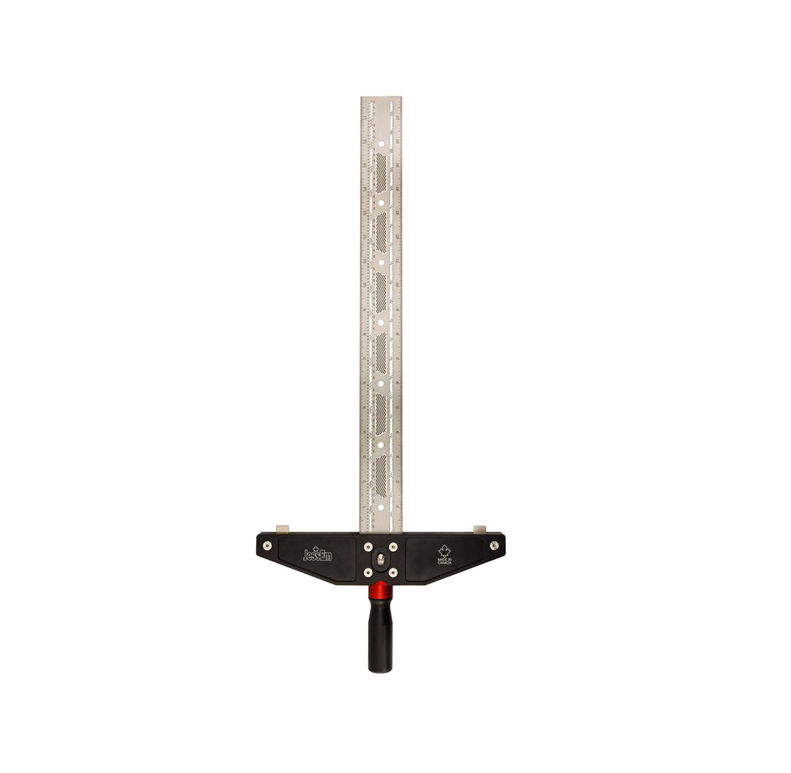 Линейка-угольник Jessem 07422 Longsword 18" из нержавеющей стали, точный измерительный инструмент для деревообработки