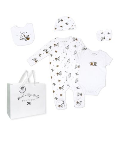Rock-A-Bye Baby Boutique детский подарочный набор для мальчиков и девочек, комплект из 7 предметов