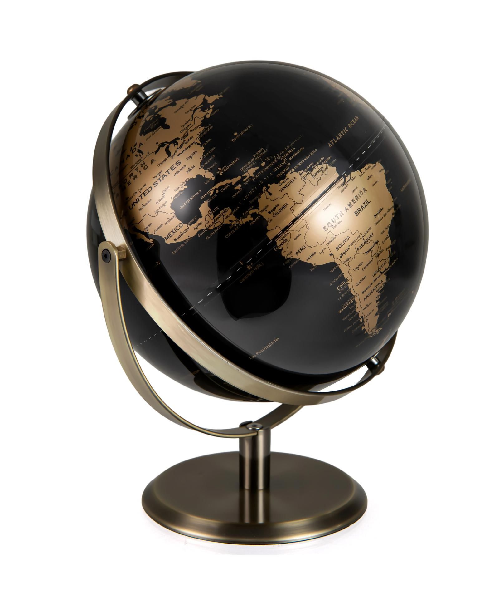 Глобус HONGGE 9-Inch Metallic Black and Gold