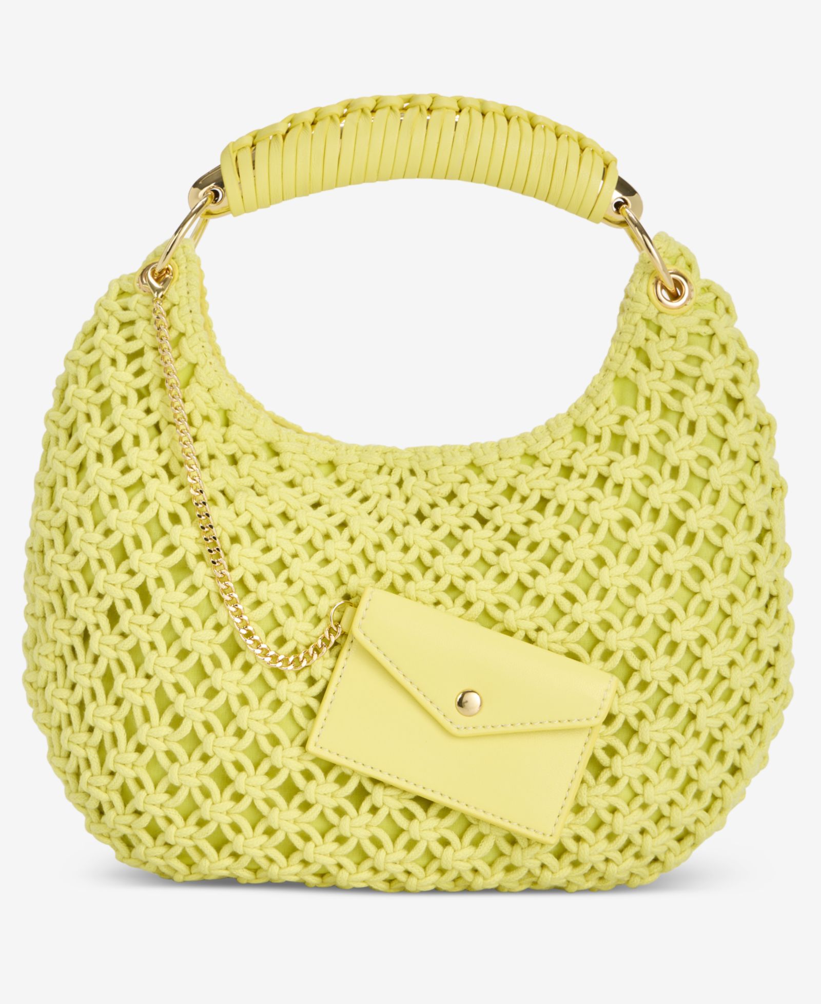 I.N.C. International Concepts Eedenn Crochet Hobo Handbag with Small Wallet, Macy's Exclusive