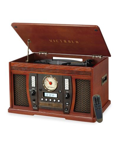 Victrola Aviator Signature Bluetooth проигрыватель виниловых пластинок, Mahogany