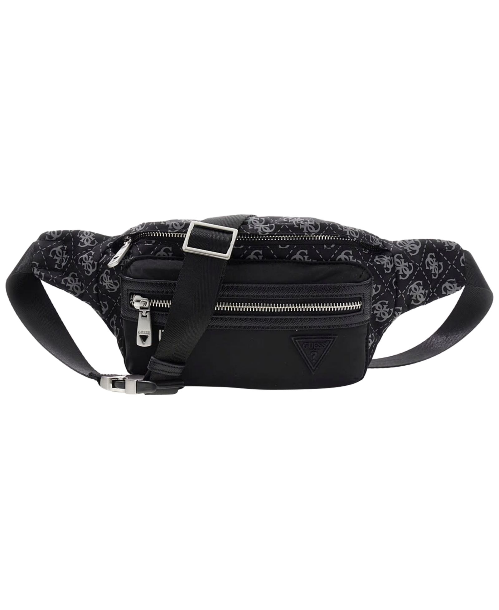 GUESS Men's Berlin Monogram Detail Bum Bag