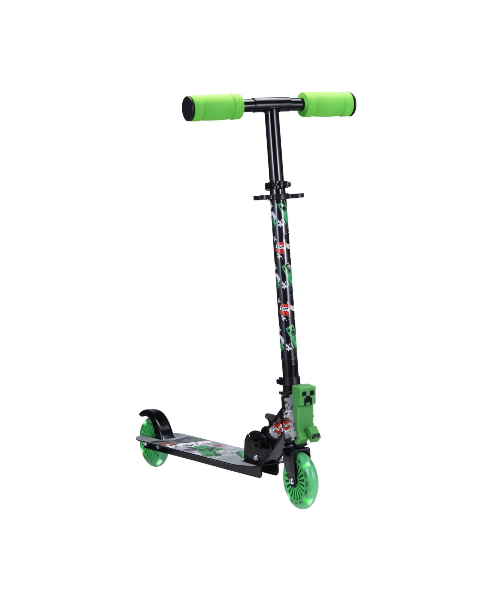 Самокат Minecraft 2 Wheel с подсвечивающимися колесами