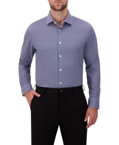 Мужская классическая рубашка Report Collection 4-Way Houndstooth-Print Woven