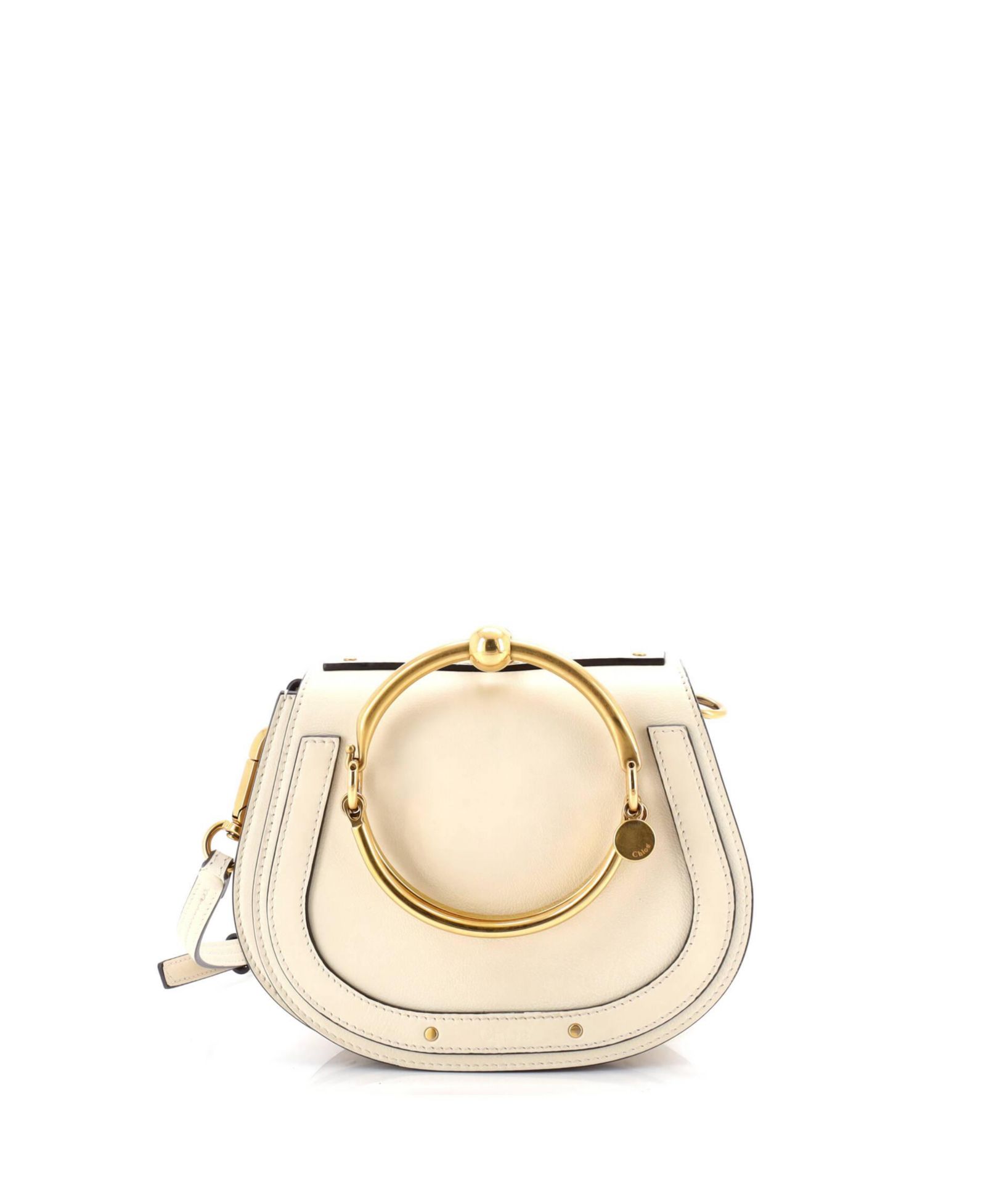 Подержанная сумка Chloe Small Nile Crossbody Bag Leather