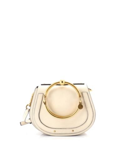 Подержанная сумка Chloe Small Nile Crossbody Bag Leather