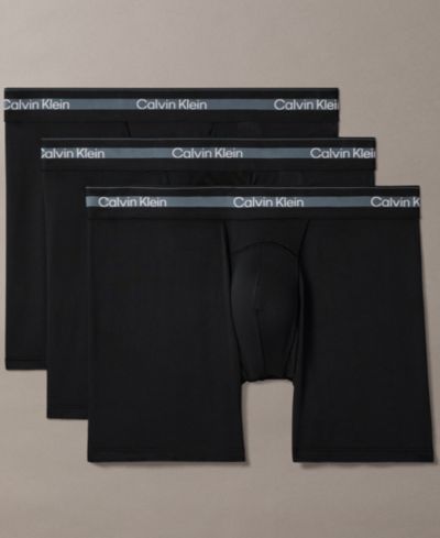 Calvin Klein Men's Icon Active Mesh Boxer Briefs, 3-Pack
