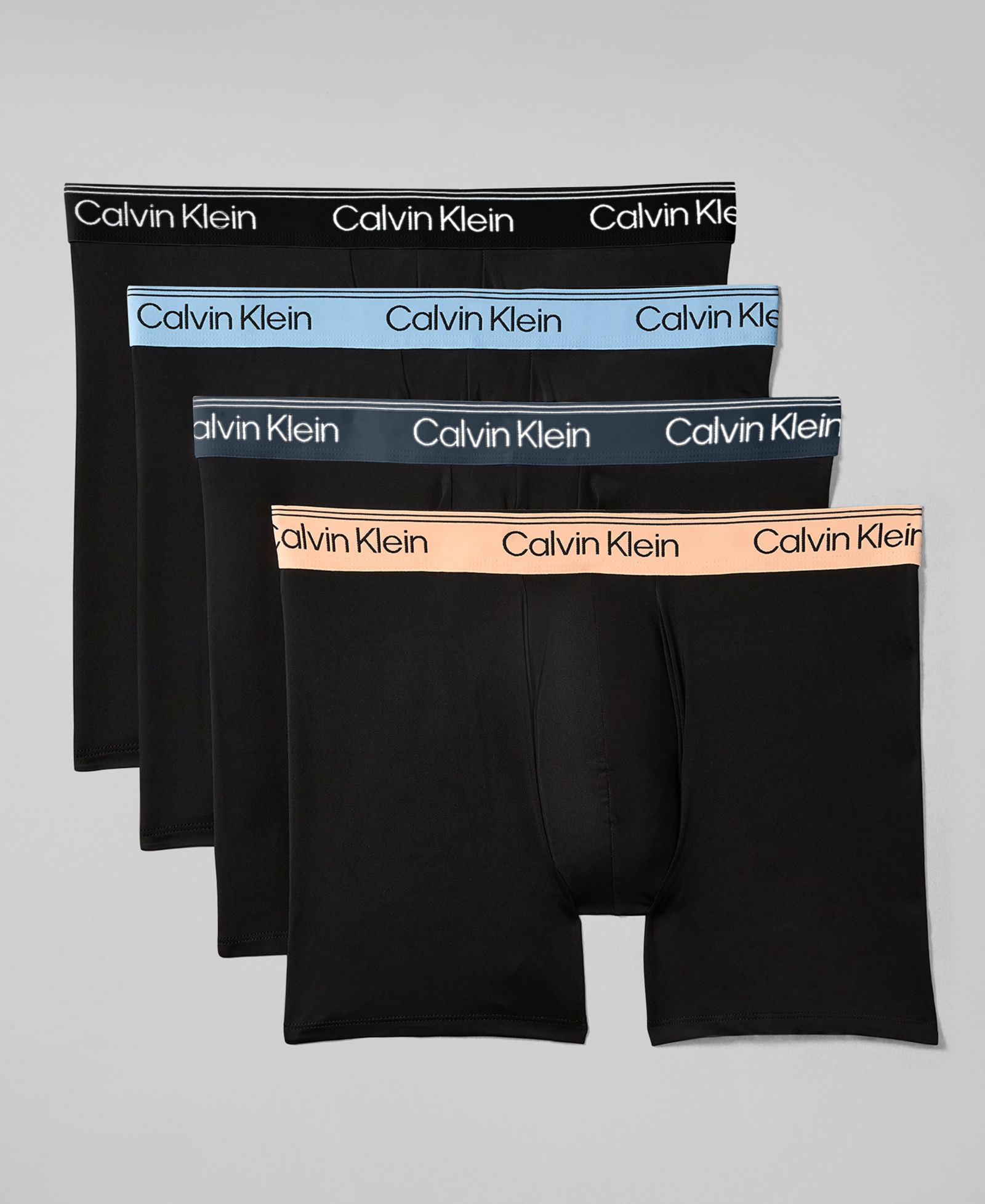 Calvin Klein Men's Microfiber Stretch Boxer Briefs Underwear, 4-Pack
