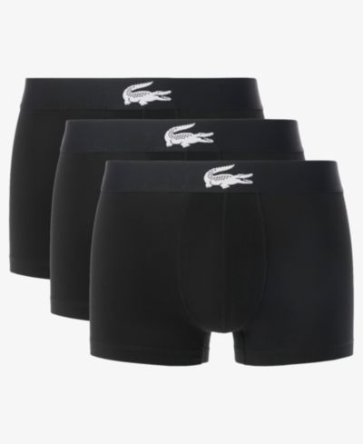 Lacoste Мужские трусы с эластичным поясом, 3-Pack