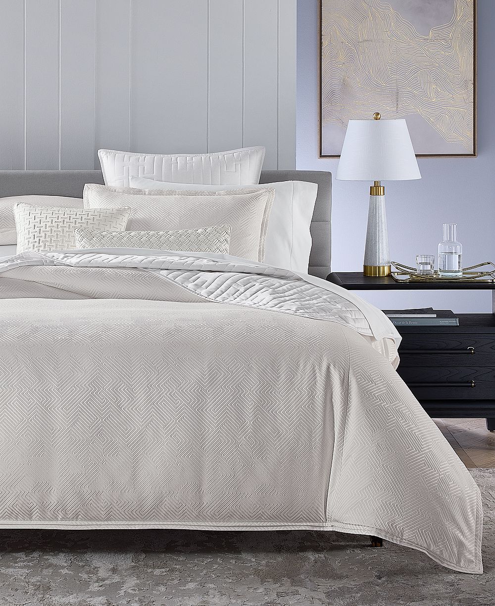 Hotel Collection Labyrinth Geometric 3-Pc. Comforter Set, King, Macy's Exclusive