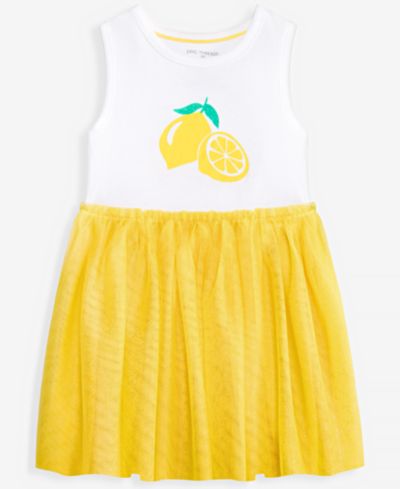 Epic Threads Детское платье-пачка Lemon для девочек 12M-5T