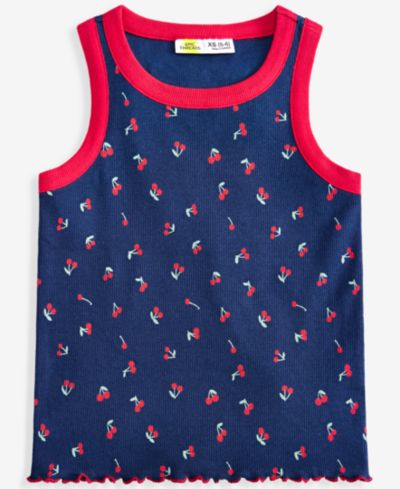 Топ Epic Threads Girls' XS-XL Cherry-Print Tank Top