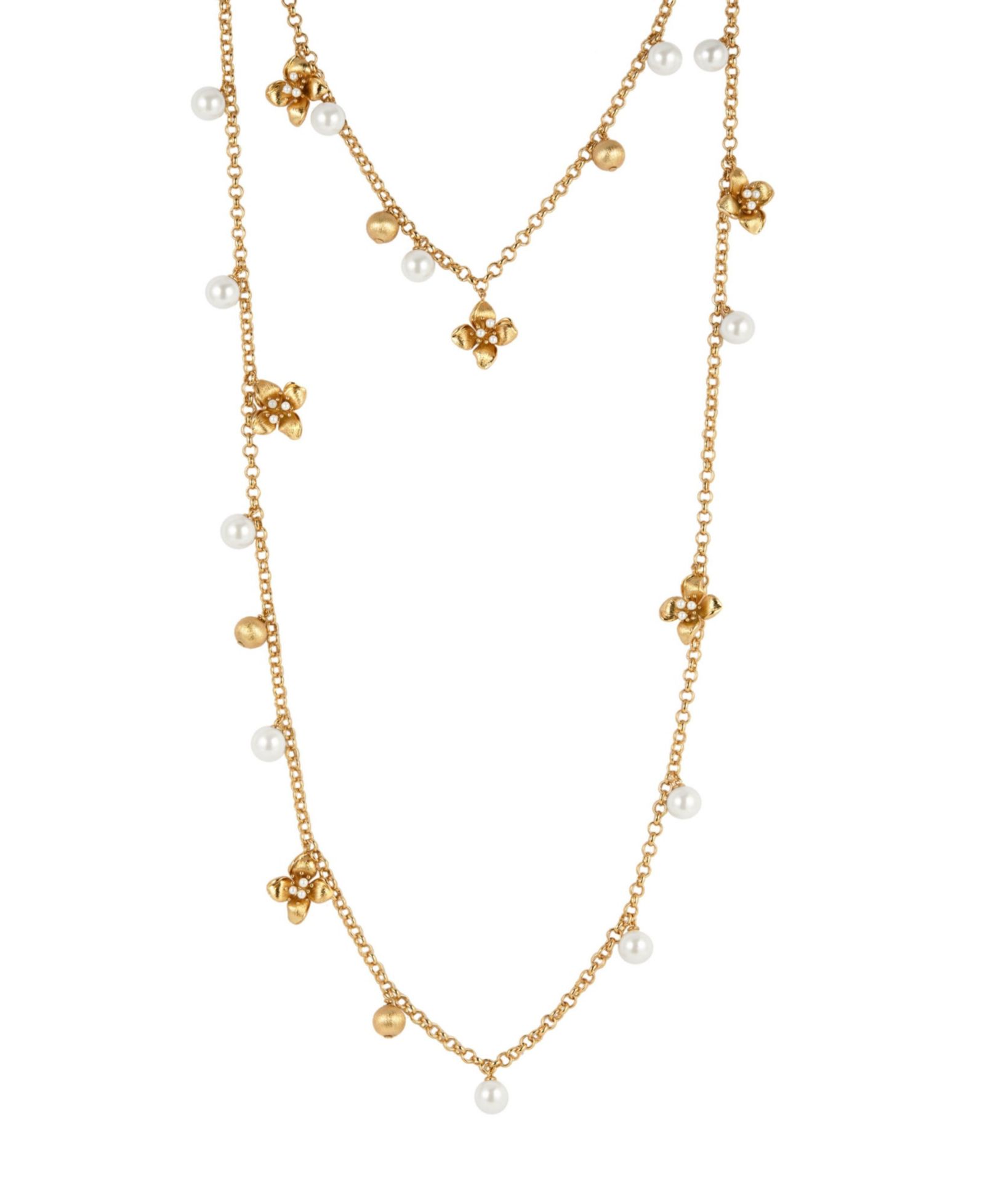 RETRO CHIC Iris Blossom Necklace ожерелье