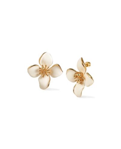 Серьги-гвоздики RETRO CHIC Iris Blossom крупного размера