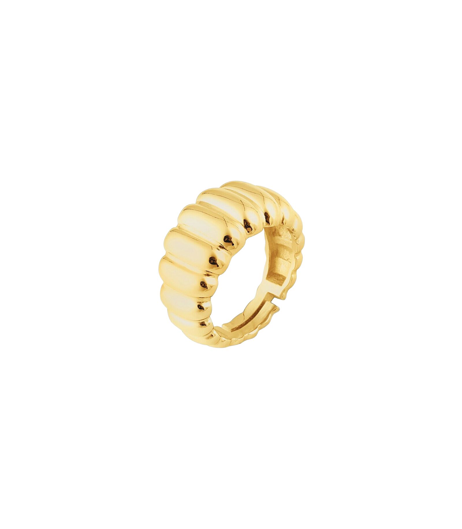 Spero London Серебряное кольцо Croissant Statement Multi Dished