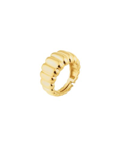 Spero London Серебряное кольцо Croissant Statement Multi Dished