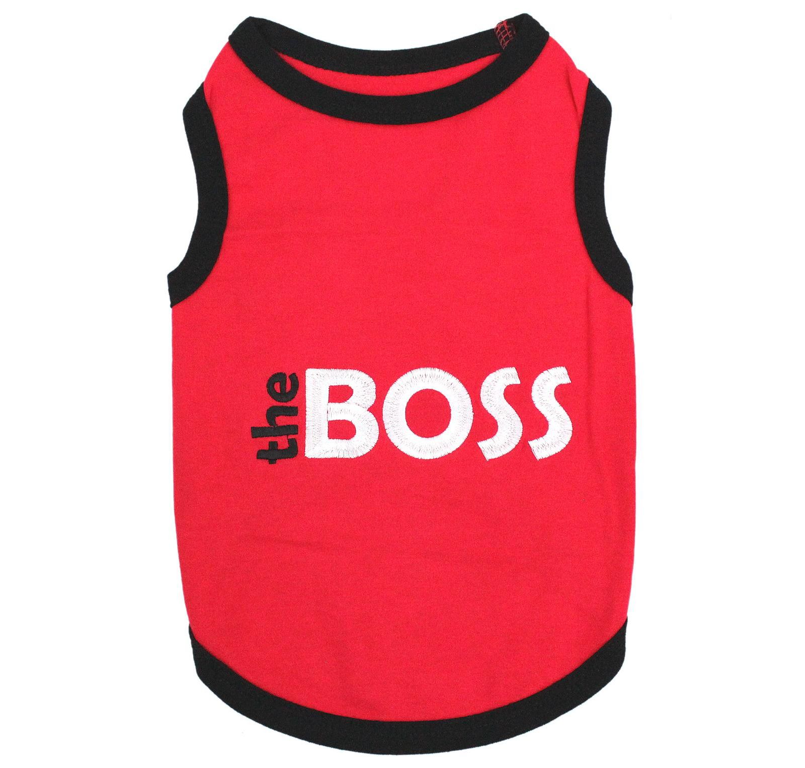 Футболка для собак Parisian Pet The Boss embroidered