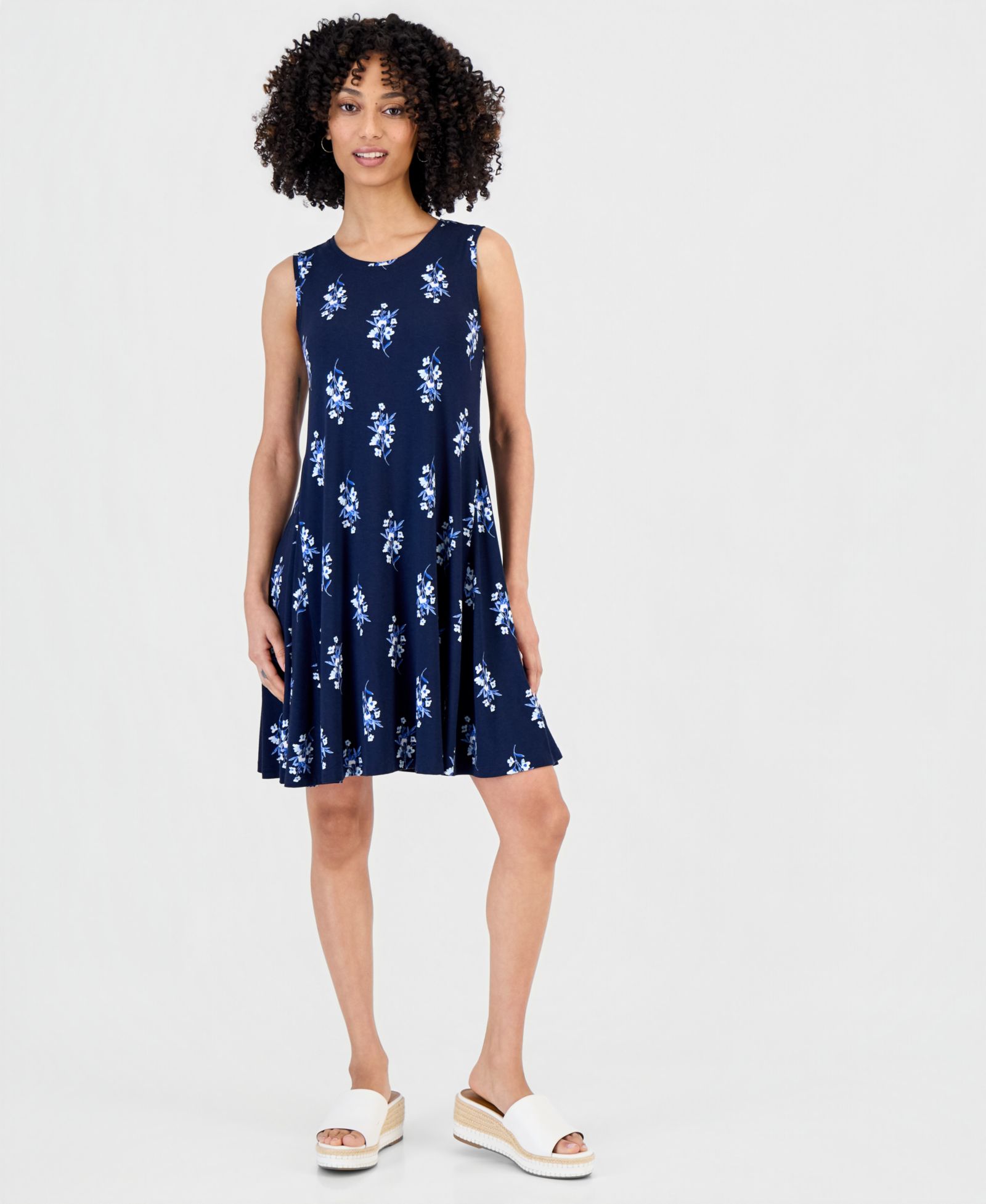 Платье Style & Co Petite Printed Sleeveless Flip Flop