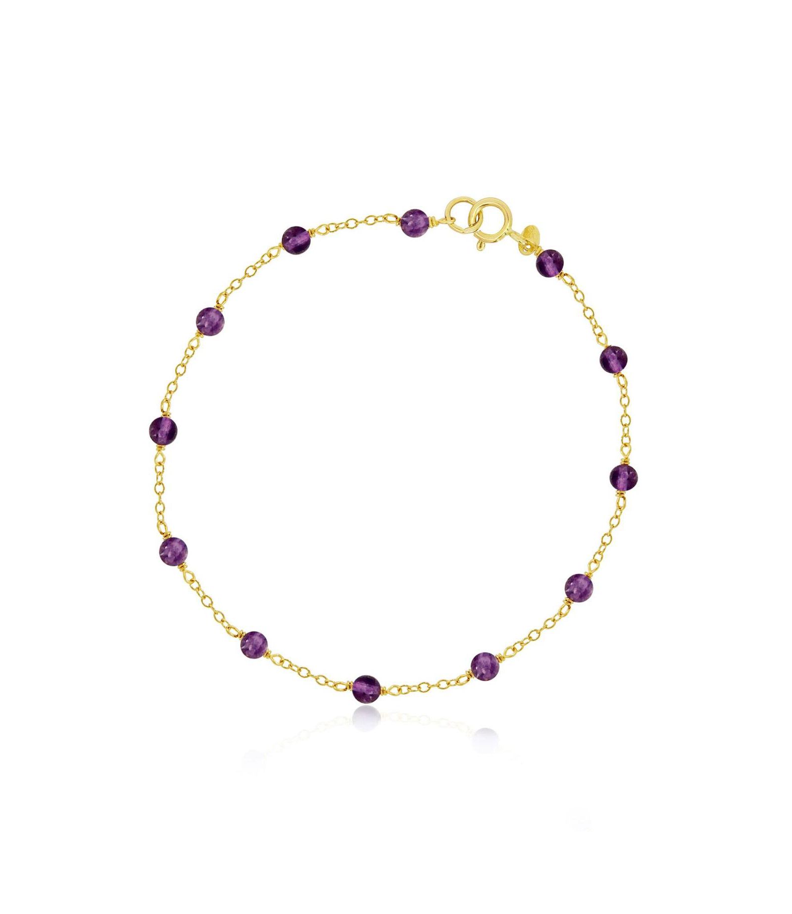 Браслет The Lovery Amethyst Bead Chain