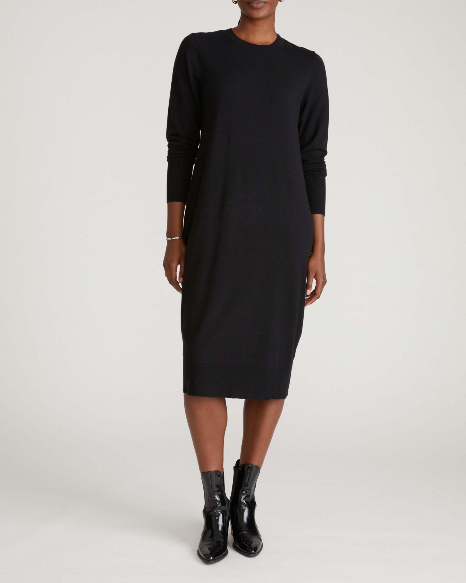 Universal Standard платье-свитер из тонкого трикотажа, Plus Size
