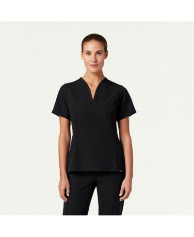 Jaanuu Women's Calix 2-Pocket Tailored V-Neck Scrub Top