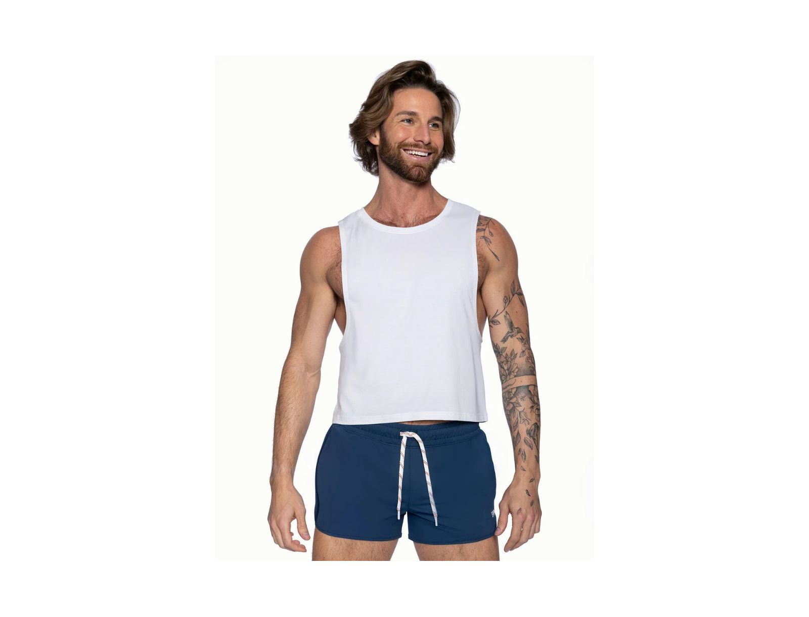 BIKE Athletic Men's Crop Pride Tank