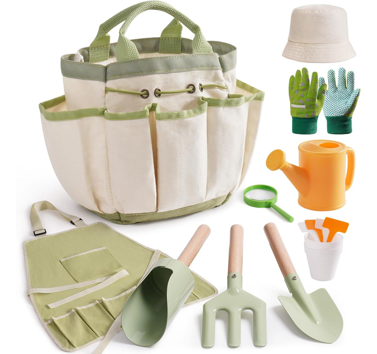 Игрушки Robotime Nature Exploration Kids Gardening Tools с аксессуарами для детей