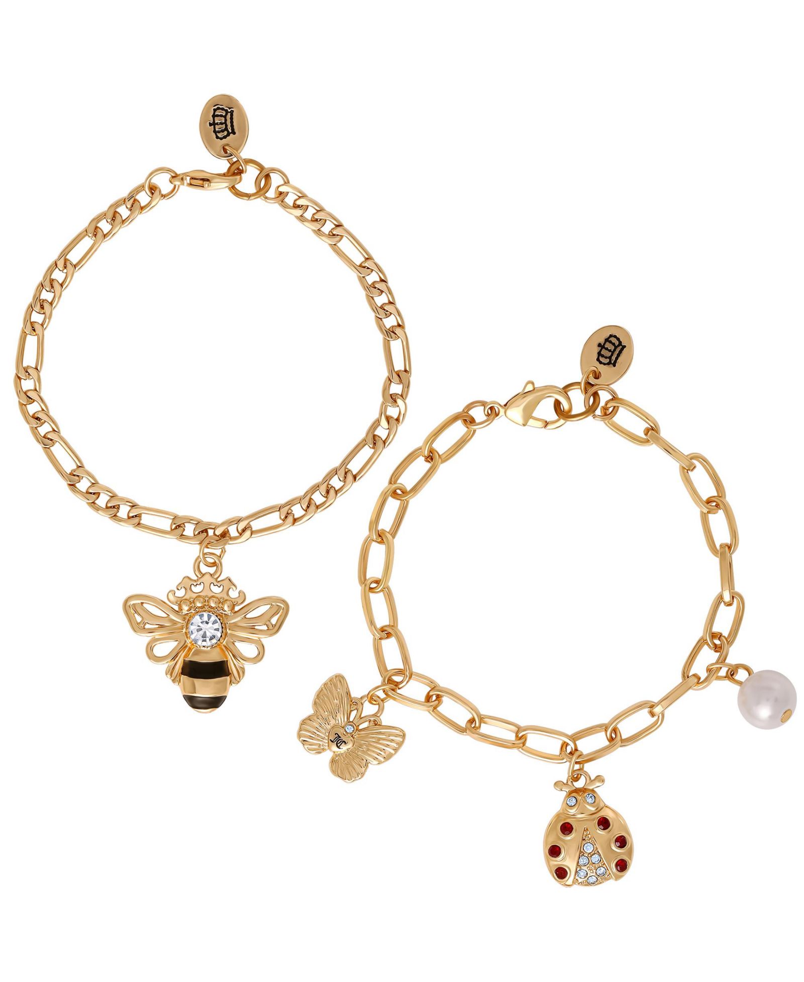 Браслет Juicy Couture Charm Duo - Ladybug & Bee