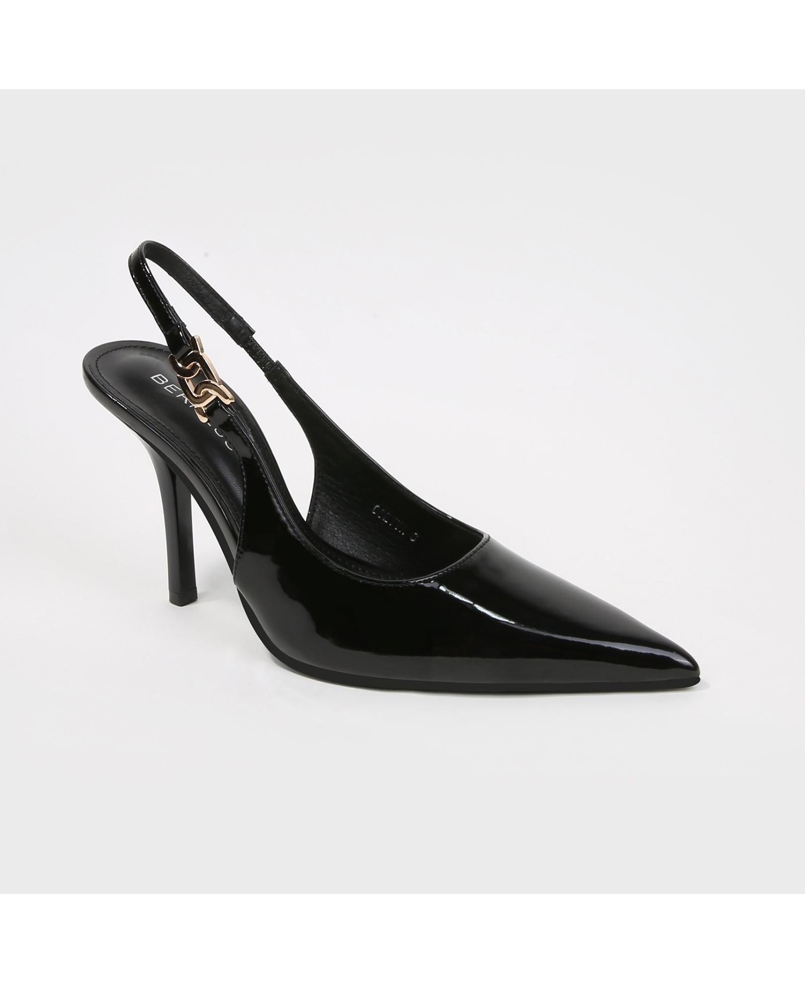 BERNESS Women's Coetta Patent Slingback Heels