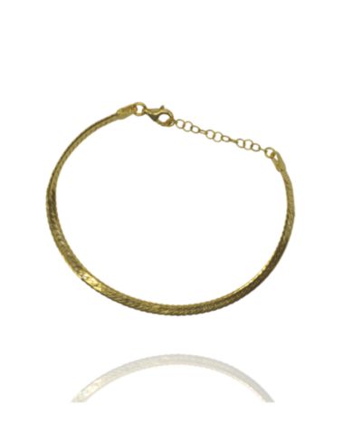Italian Sterling Herringbone Bracelet