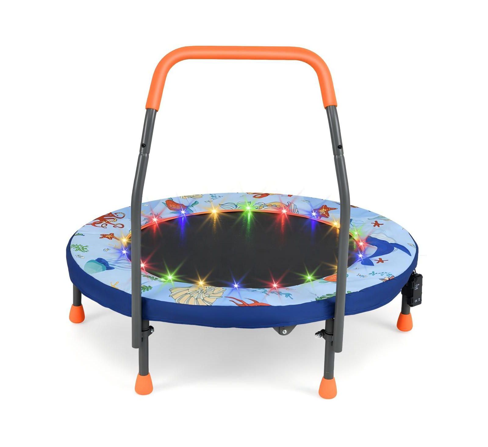 Складной батут HONGGE LED Light с защитным покрытием
