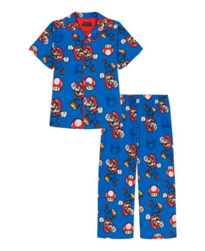 Детский комплект Nintendo Mario Party Collared Shirt и Pajama Pants, 2-Piece Set, 2T-4T